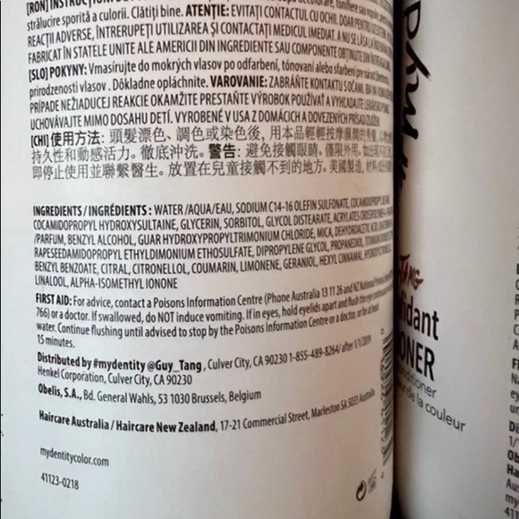 JUMBO Size! Guy Tang Shampoo and Conditioner Duo (1 Liter / 33.8 oz) - Picture 3 of 3